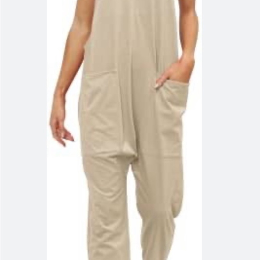 Deep self summer Women's Tan Jumpsuit